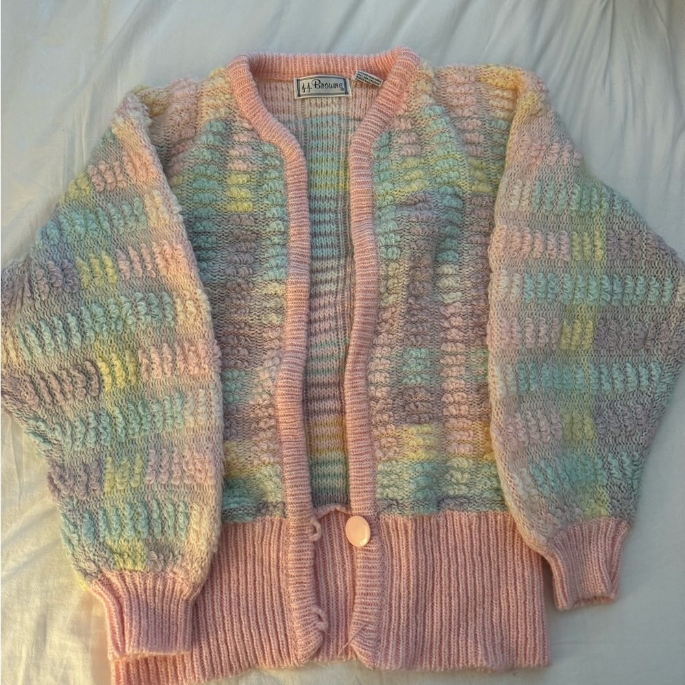 JJ Browne vintage Pastel Multicolor Women's Sweater